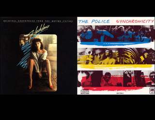 Flashdance and The Police's Synchronicity (via last.fm/icollector.com)